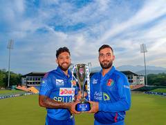 
      
      Afghanistan win toss, opt to field against Sri Lanka in 1st ODI 
      
      