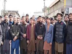 
      
      Traders in Gilgit-Baltistan city protest burglaries
      
      
