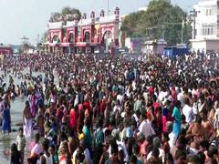 
      
      Devotees offer prayers, take holy dip at Rameswaram
      
      