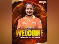 
      
      Tarannum Pathan keen to work with idols Mithali Raj, Nooshin Al
      
      