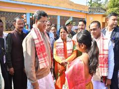 
      
      Tripura CM interacts with women at Shakti Vandan event in Dhalai
      
      