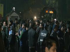 
      
      ABVP takes out protest march at JNU, Left front forms human chain
      
      