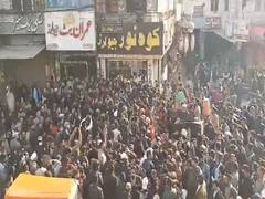 
      
      Pakistan Tehreek-e-Insaf holds protest against rigging of polls 
      
      