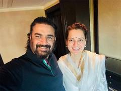 
      
      Kangana Ranaut shares selfie with “her favourite” R Madhavan 
      
      