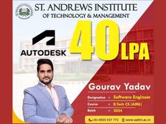 
      
      St. Andrews Institute Student Secures 40 Lakh Pre-Placement Offer
      
      