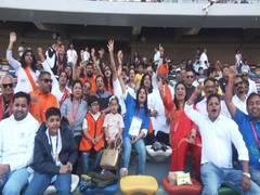 
      
      ‘Bharat Mata Ki Jai’ ‘Ahlan Modi’ slogan reverberate in Abu Dhabi
      
      