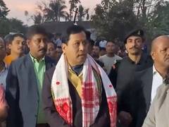 
      
      Union Minister Sonowal visits Dirai Tea Estate
      
      