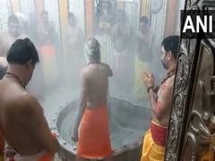 
      
      Special Bhasma Aarti performed at Mahakaleshwar Temple in Ujjain
      
      