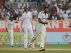 
      
      Ashwin one wicket away from joining elite Test bowling club
      
      