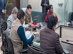 
      
      Uttarakhand CM Dhami chairs meeting with various departments
      
      