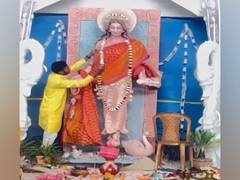 
      
      Tripura: ABVP stages protest against 'vulgar' Saraswati idol
      
      