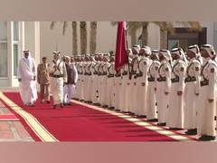
      
      PM Modi receives ceremonial welcome in Doha, meets Amir of Qatar
      
      