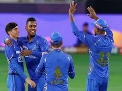 
      
      ILT20: MI Emirates outclass Gulf Giants to reach final
      
      