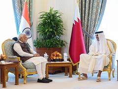 
      
      PM Modi, Qatar’s Amir discuss ways to chart “futuristic roadmap”
      
      