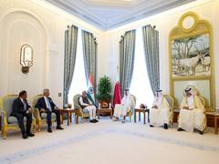 
      
      PM Modi thanks Amir of Qatar for taking care of Indian community
      
      