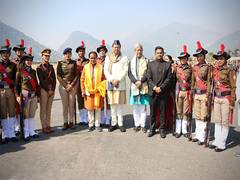 
      
      Uttarakhand: CM Dhami honours women police personnel
      
      