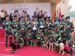 
      
      Indian dog belonging to K9 unit of BSF creates history 
      
      