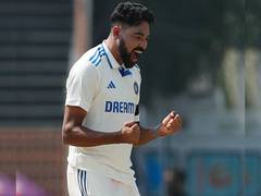 
      
      Mohammed Siraj completes 150 international wickets
      
      