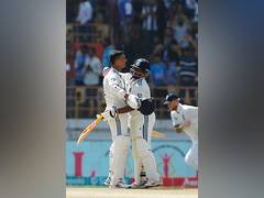 
      
      Jaiswal-Sarfaraz's partnership help India set target of 557
      
      