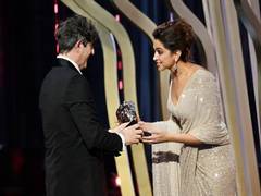 
      
      Deepika Padukone presents  Jonathan Glazer with BAFTA award
      
      