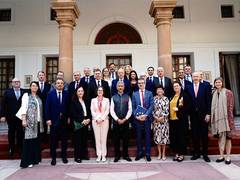 
      
      EAM Jaishankar hosts EU Ambassadors in New Delhi
      
      