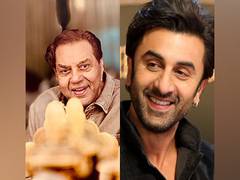 
      
      Dharmendra praises Ranbir, calls him 