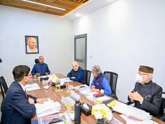 
      
      One Nation One Election Committee holds meeting with former CJIs 
      
      