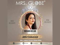 
      
      Anu Chauhan goes to Mrs Globe Pageant
      
      
