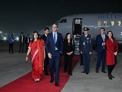 
      
      Greece PM Mitsotakis arrives in India for Raisina Dialogue
      
      