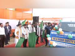 
      
      Tripura CM flags off awareness campaign under Sarak Suraksha and 
      
      