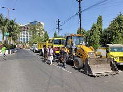 
      
      Administration removes illegal encroachments citing NGT's order
      
      