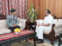 
      
      Top official of Assam Rifles holds meet with Tripura Governor 
      
      
