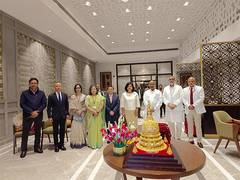 
      
      Lord Buddha's holy relics make sacred journey to Thailand
      
      