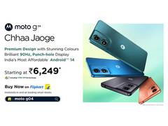 
      
      moto g04 with 90Hz 6.6” Punch-Hole Display & Latest Android™ 14 G
      
      
