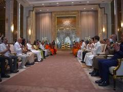 
      
      Sacred relics of Lord Buddha, 2 disciples arrive in Thailand 
      
      