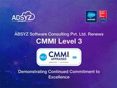 
      
      ABSYZ Software Consulting Pvt. Ltd. Renews CMMI Level 3
      
      