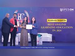 
      
      UPES ON Honoured with 'Academia Award for Best Online Learning'
      
      