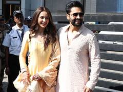 
      
      Newlyweds Rakul Preet Singh, Jackky Bhagnani reach Mumbai
      
      