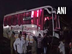 
      
      Gujarat: 2 dead, several injured after cement tanker hits bus
      
      