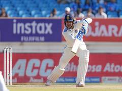 
      
      Gill's barren run in first innings of Test match continues
      
      