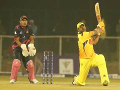 
      
      IVPL: VVIP Uttar Pradesh defeat Rajasthan Legends by 7 wickets
      
      