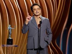 
      
      Robert Downey Jr wins Male Actor in Supporting Role at SAG Awards
      
      