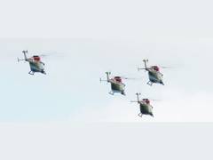
      
      Sarang Helicopter Display Team participates in Singapore Airshow
      
      