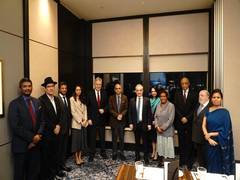 
      
      Foreign Secy Kwatra welcomes different representatives to UN
      
      
