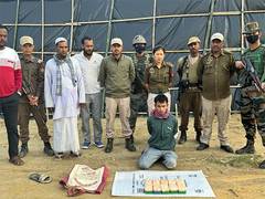 
      
      Drug peddler nabbed in Assam with brown sugar 
      
      