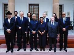 
      
      EAM hosts permanent representatives to UN of Italy, Bahrain
      
      