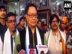 
      
      Abhishek Banerjee is lying, should apologise: Kiren Rijiju
      
      