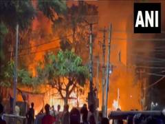 
      
      Telangana: Fire breaks out at an apartment in Quthbullapur
      
      