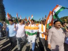 
      
      Karnataka BJP protests alleged Pro-Pakistan slogans
      
      