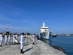 
      
      Indian coast guard ships conclude Exercise Dosti, head to Galle
      
      